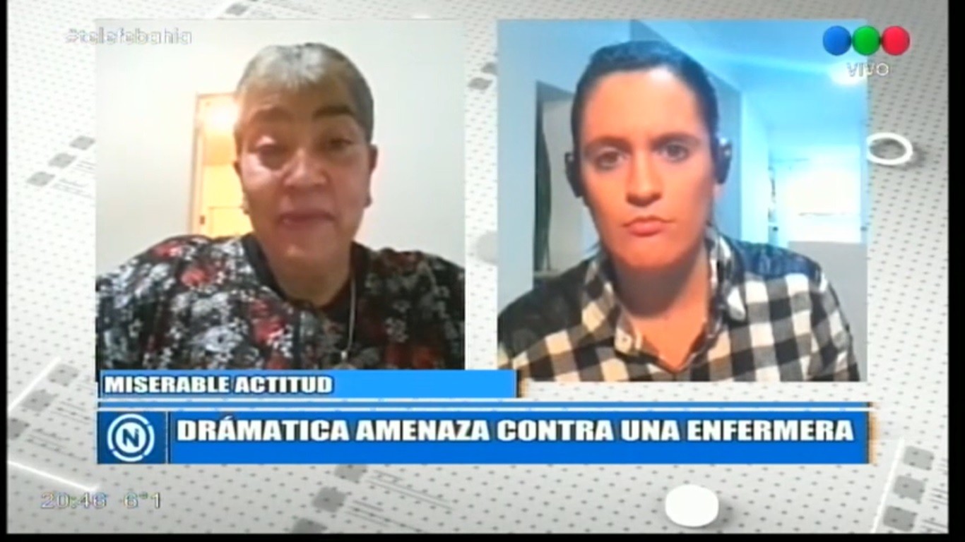 "Lloré todo el día", dijo la enfermera de Bahía Blanca amenazada | Información General