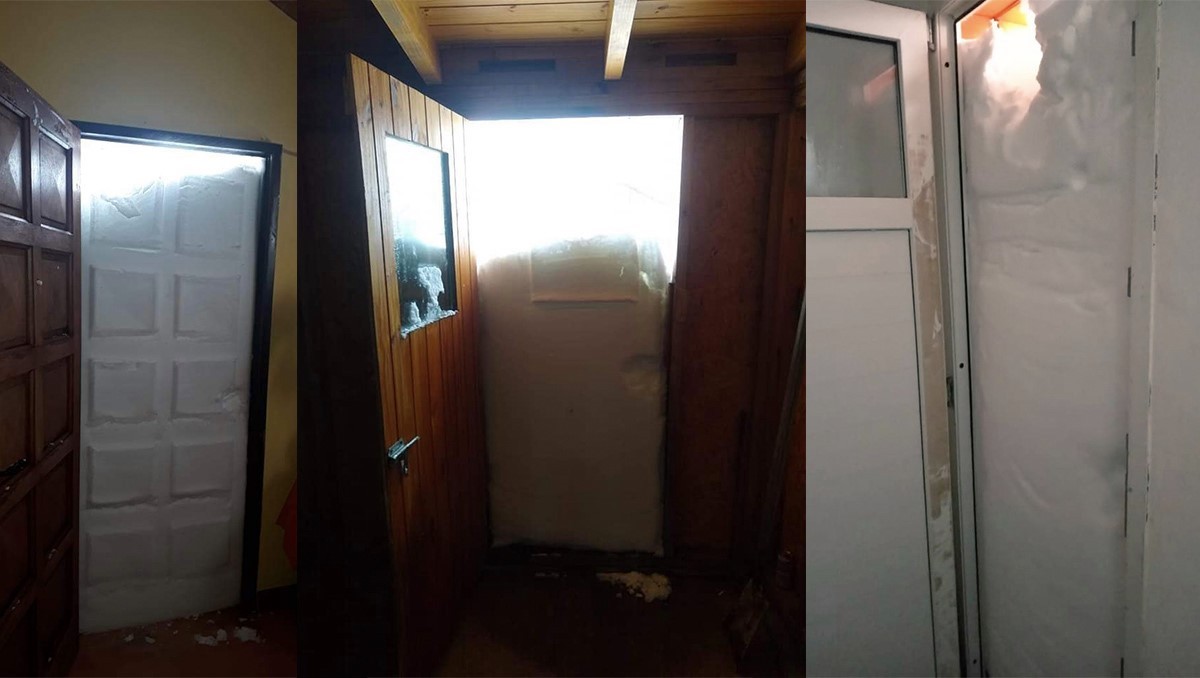 Fotos: la nieve les tapó las puertas de sus casas | Información General