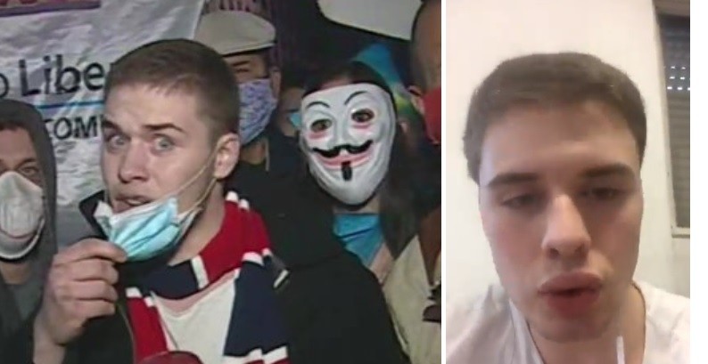 "El virus existe": con 19 años, un militante anticuarentena se contagió el covid-19 | Información General