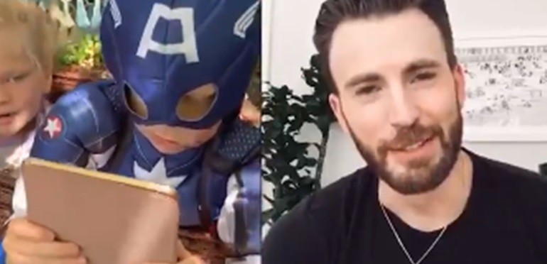 Video: el mensaje del Capitán América para el nene que salvó a su hermana del ataque de un perro | Redes