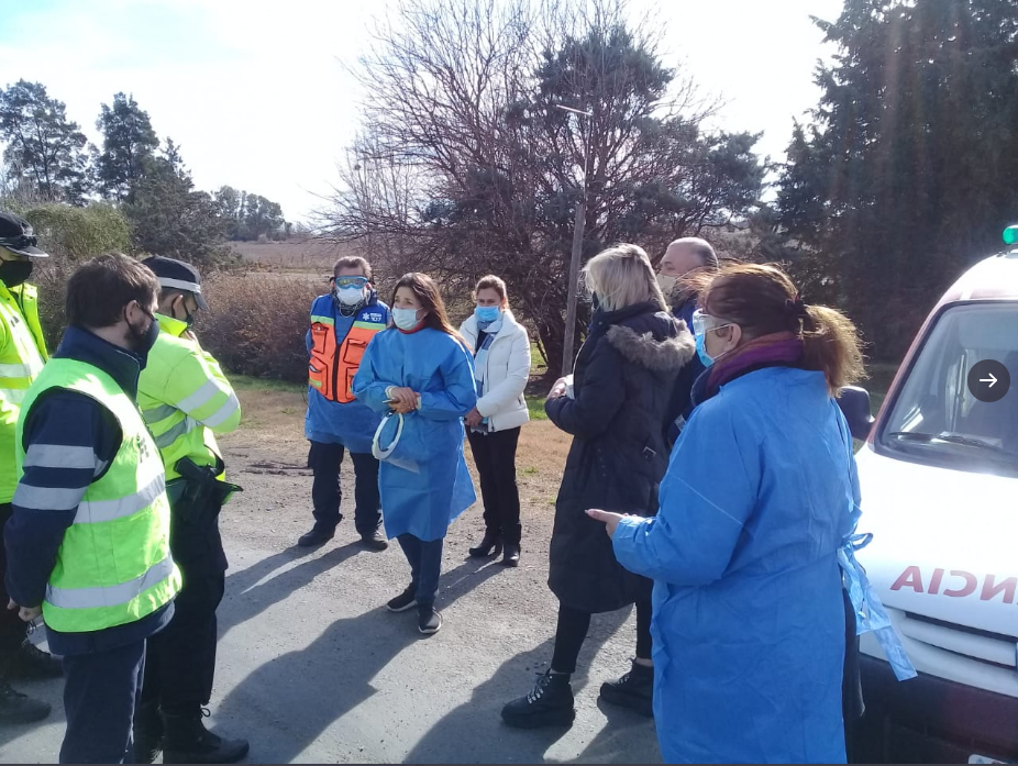 Accesos Cuidados: capacitan a la Policía de Seguridad Vial en el protocolo sanitario | Información General