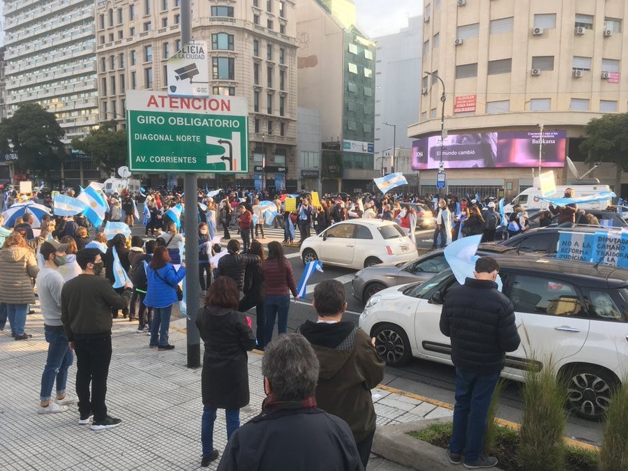 Marcha en el Obelisco para protestar contra la reforma judicial | Nacionales