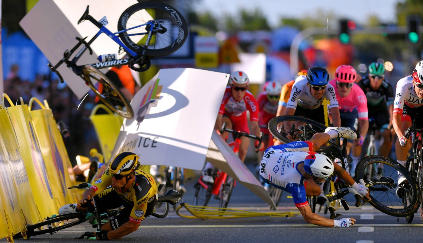 Estremecedora caída en Vuelta a Polonia, Fabio Jakobsen en coma inducido | Deportes