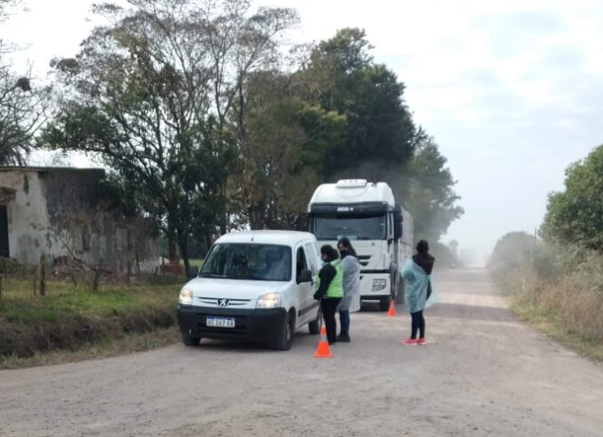 Controles en los caminos alternativos que unen Recreo y Monte Vera | Información General