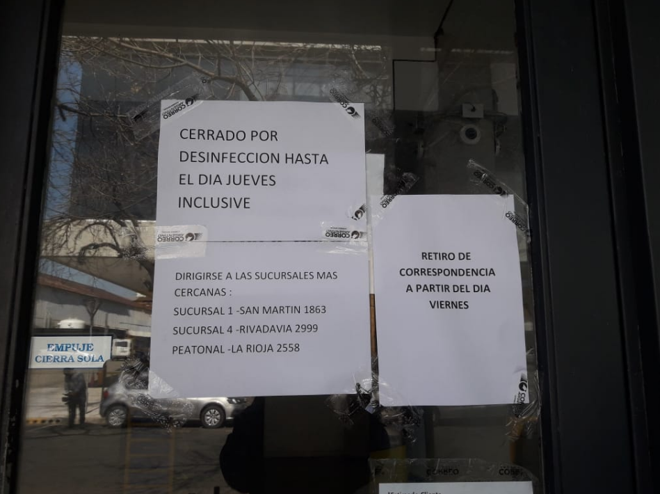 Cierran la casa central del Correo Argentino por un contacto de caso sospechoso de Covid-19 | Noticias