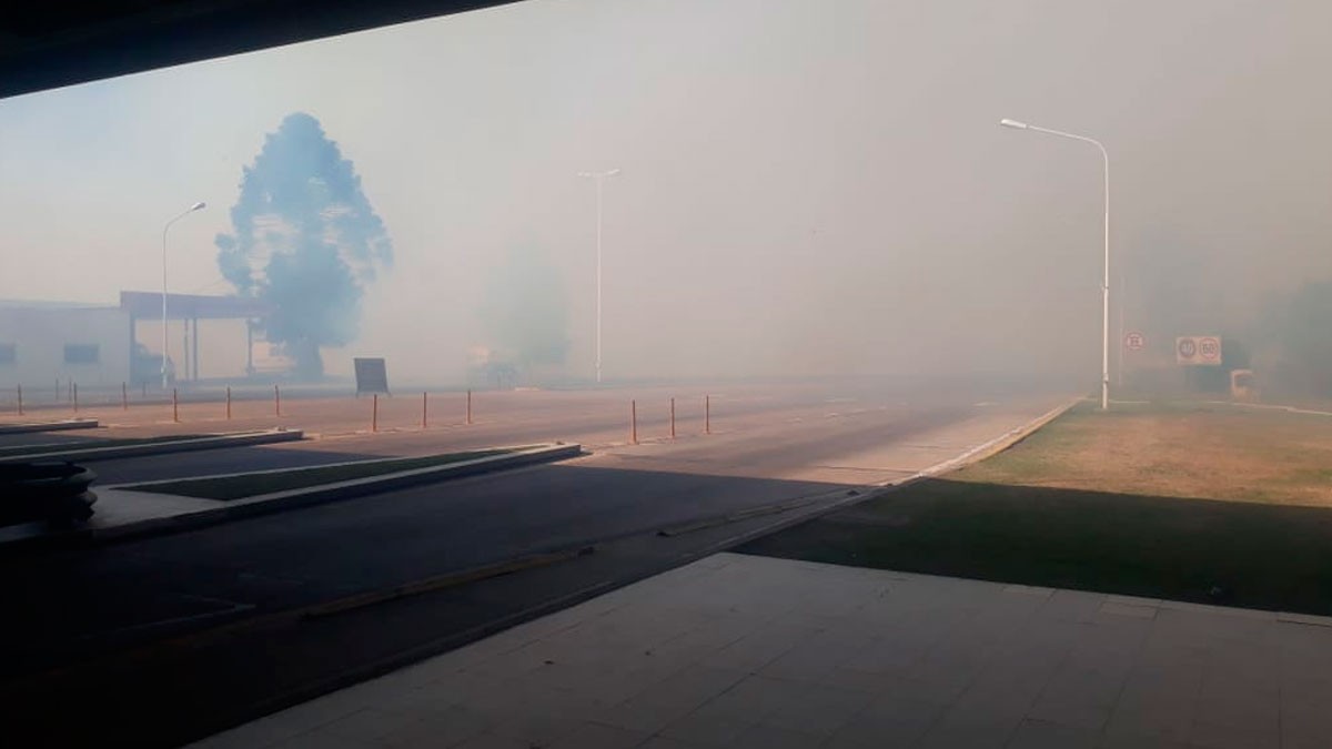 Corte total en el Túnel Subfluvial por humo de quemas | Noticias