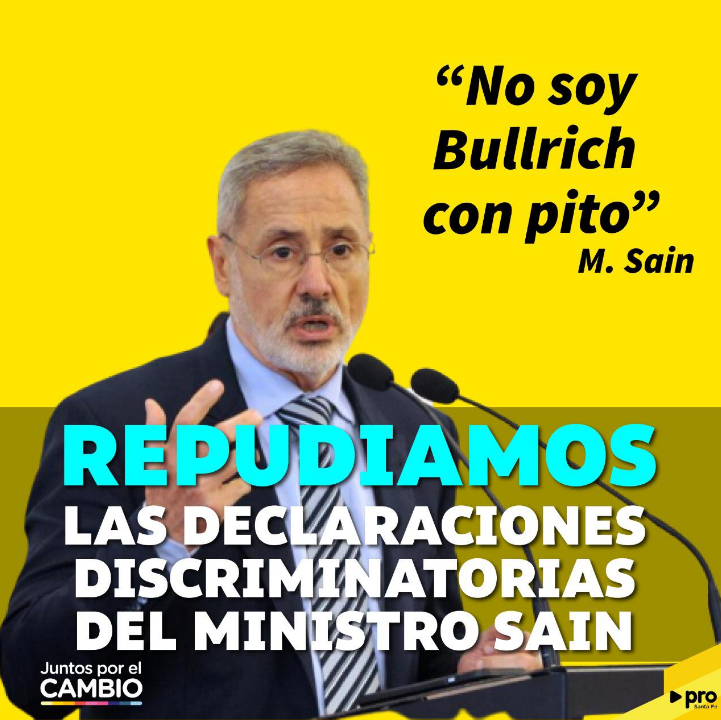 Enérgico repudio de los concejales del Pro a declaraciones del ministro Saín | Legislativas