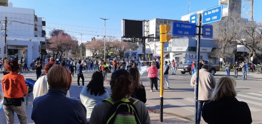 San Lorenzo también marchó contra las medidas de la provincia | Noticias
