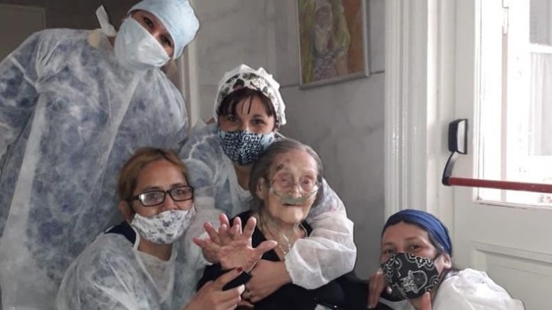 La historia de la abuela de Burzaco de 110 años que se curó de coronavirus | Información General