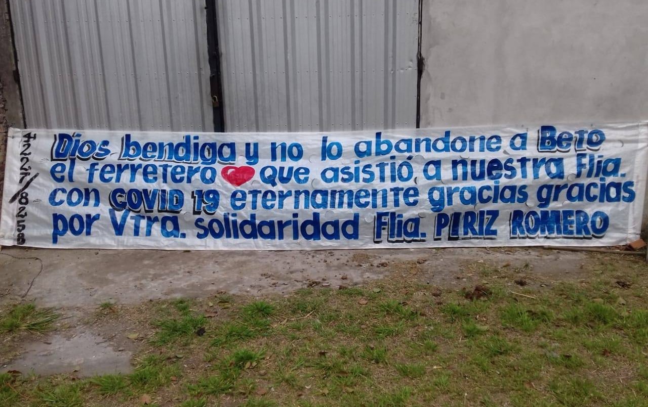 El agradecimiento al ferretero solidario que asistió a una familia con Covid-19 en Berazategui | Información General