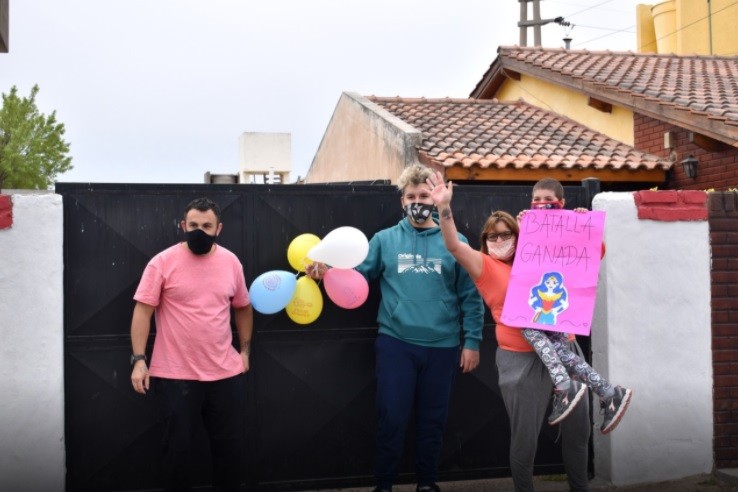 Una nena de 9 años superó el cáncer con 200 transfusiones de sangre en plena pandemia | Nacionales