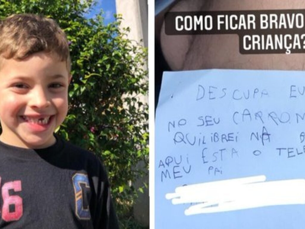 Un nene rayó un auto con su bicicleta y el mensaje que le dejó al dueño se convirtió en viral | Redes