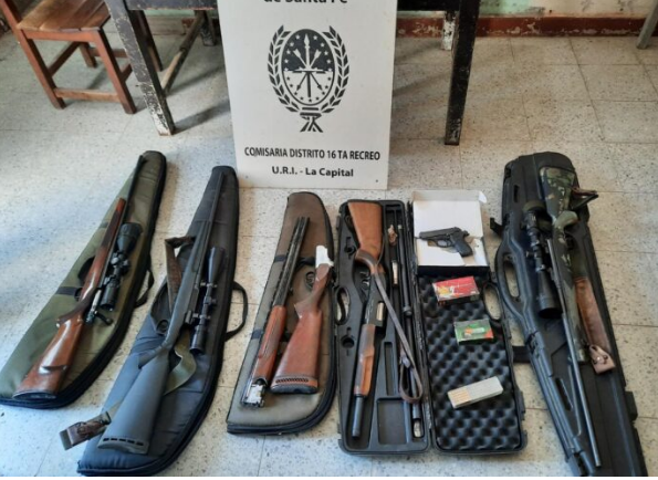 Importante secuestro de un arsenal de armas y balas a un vecino de Recreo | Noticias