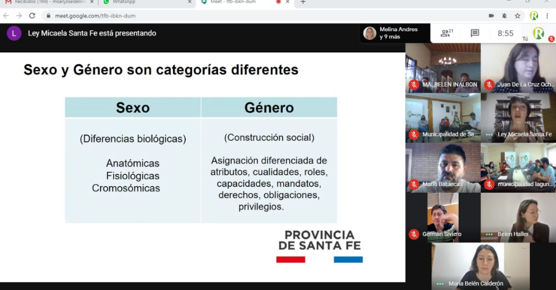 Ley Micaela: el gabinete municipal se capacita en género y diversidad sexual | Información General