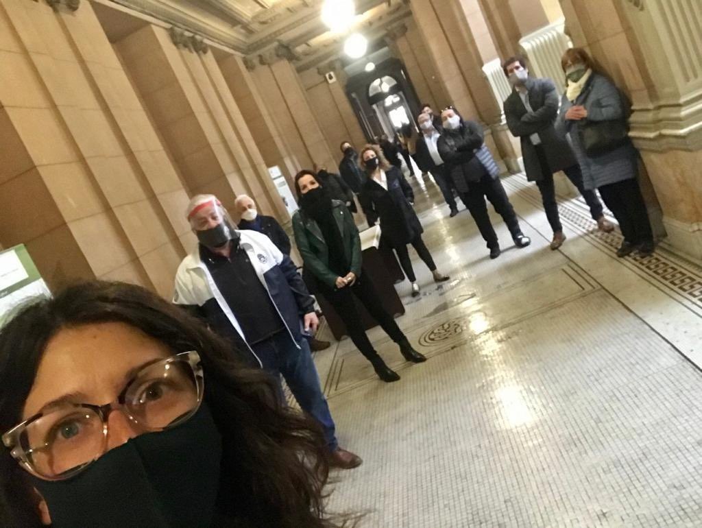 Trabajadores judiciales realizan paro "con desconexión y concentración" | Nacionales