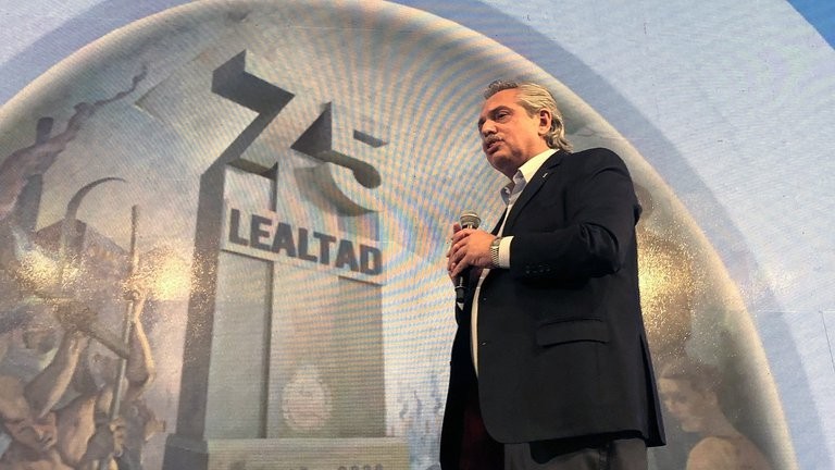 Alberto Fernández celebró el Día de la Lealtad | Nacionales