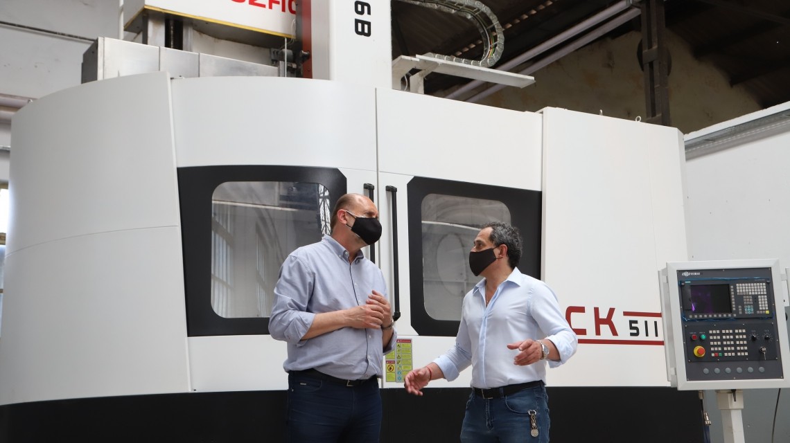 Omar Perotti participó de la apertura del nuevo taller ferroviario en San Cristóbal | Noticias