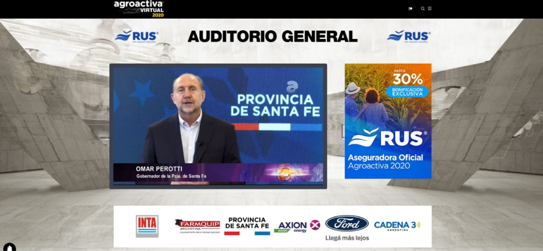 Perotti en Agroactiva Virtual: “Iniciativas como estas ayudan y contribuyen a poner a Santa Fe de pie” | Información General