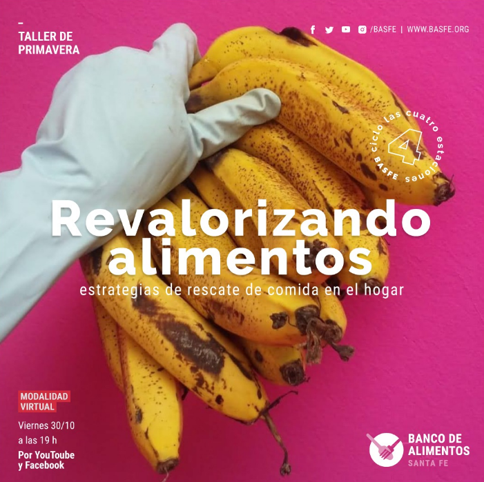 El Basfe realizará un taller online sobre estrategias para evitar el desperdicio de alimentos en el hogar | Información General