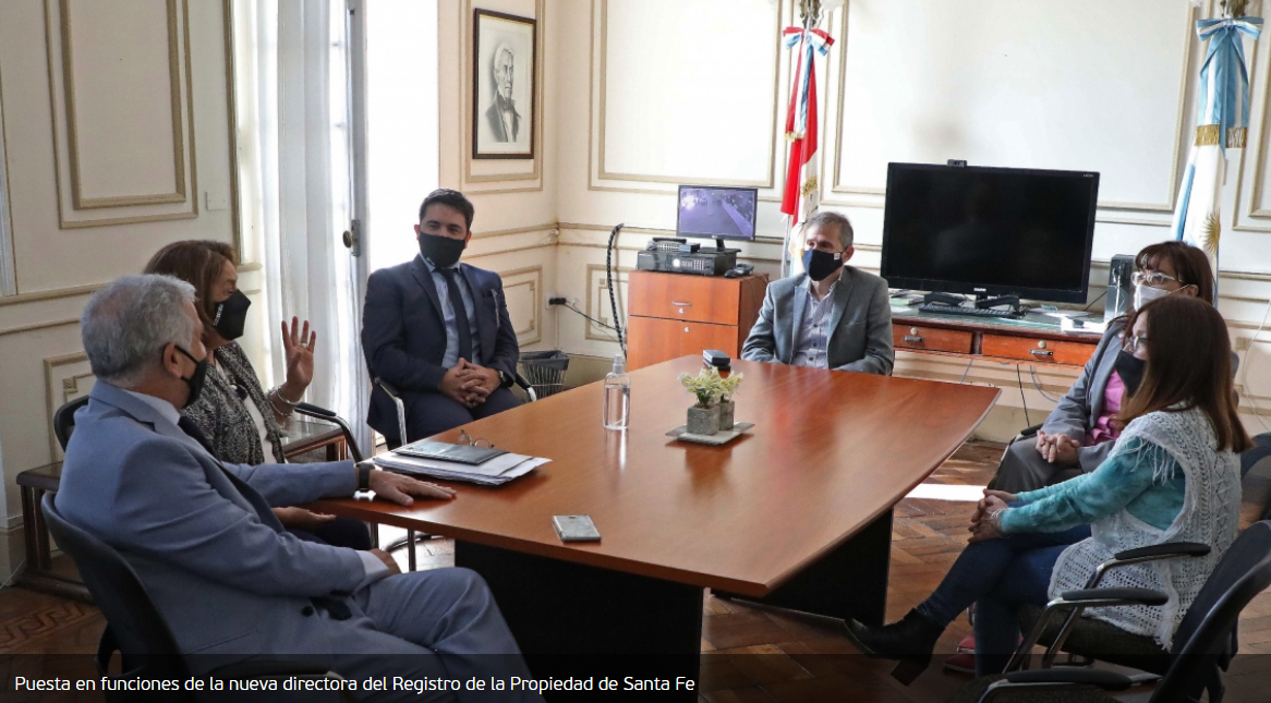 La provincia puso en funciones a la nueva directora del Registro de la Propiedad de Santa Fe | Información General