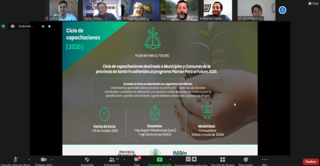 La  provincia inició capacitaciones online del programa "Plantar Para el Futuro" | Información General
