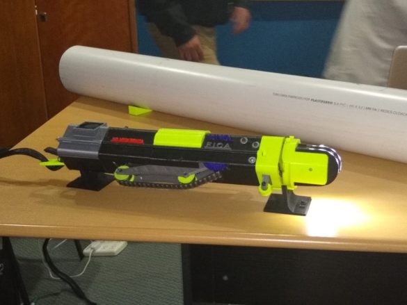 Tras diseñar un robot que revisa tuberías, se graduó la primera ingeniera en Mecatrónica de San Luis | Información General