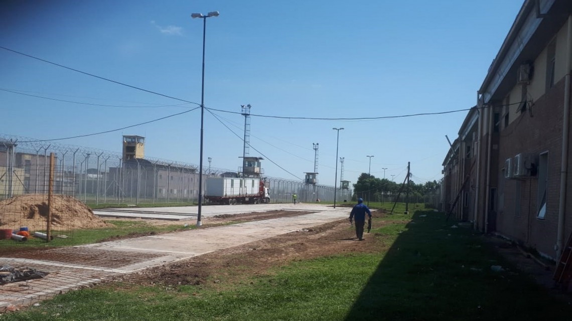 Avanzan las obras del nuevo hospital modular en la Unidad Penitenciaria de Piñero | Información General