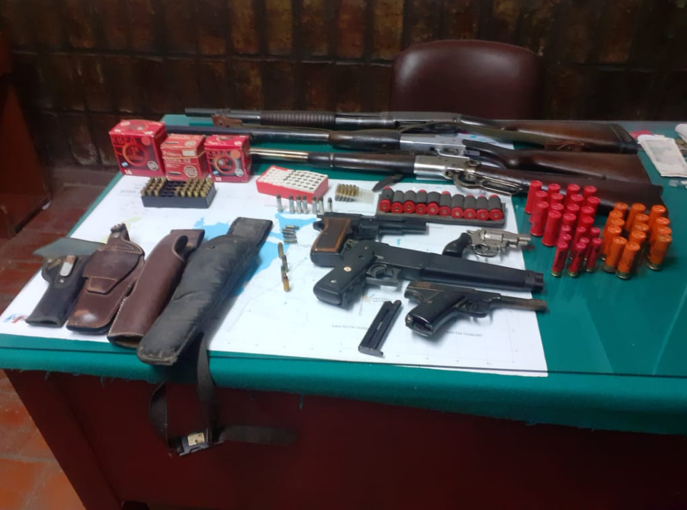 Allanamiento en Arroyo Aguiar: Un detenido y secuestro de armas y celulares | Noticias