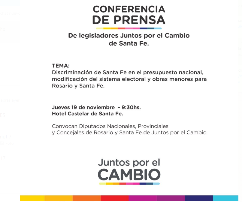 Diputados de Juntos por el Cambio denuncian discriminación presupuestaria para Santa Fe | Legislativas