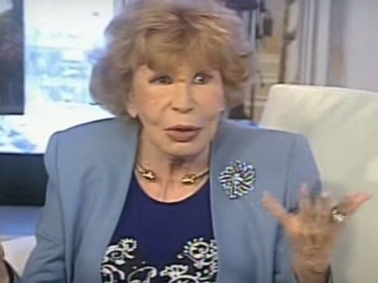 Muere a los 88 años Nelly Raymond, legendaria periodista y presentadora de shows televisivos | Espectaculos