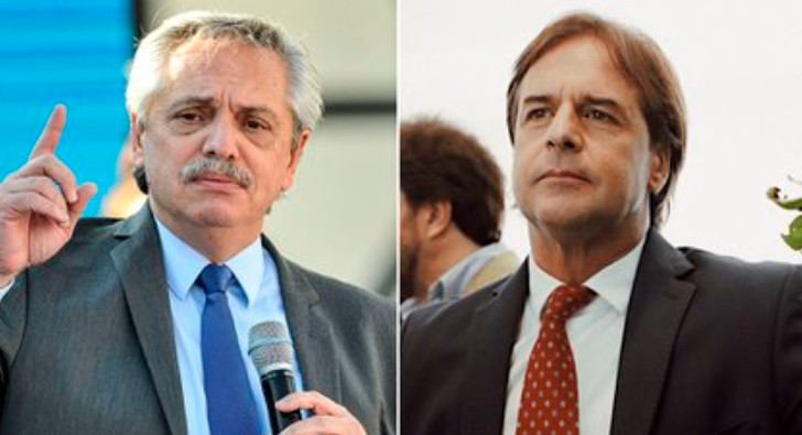 Sorpresivo viaje de Alberto Fernández a Uruguay para reunirse con Lacalle Pou | Nacionales