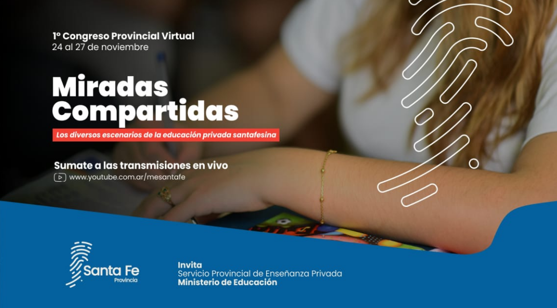 La  provincia lanza su primer congreso virtual de educación privada "Miradas Compartidas" | Información General