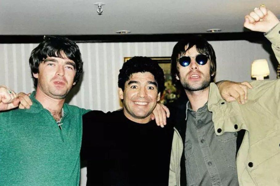 Noel y Liam Gallagher despidieron a Diego con una foto | Espectaculos