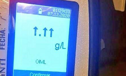 Insólito: Conductor de un auto estaba tan ebrio que superó los límites del alcoholímetro | Noticias