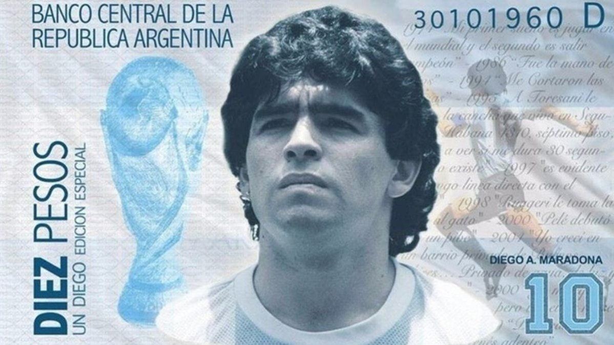 Maradona en billetes: cuál es la idea detrás del proyecto | Nacionales