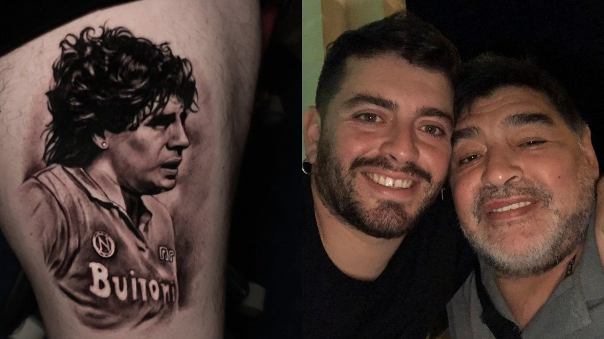 Diego Junior homenajeó a su papá con un tatuaje | Nacionales