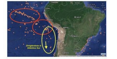 Alerta por un convoy de 300 y 500 buques chinos que se dirigen al Mar Argentino | Nacionales