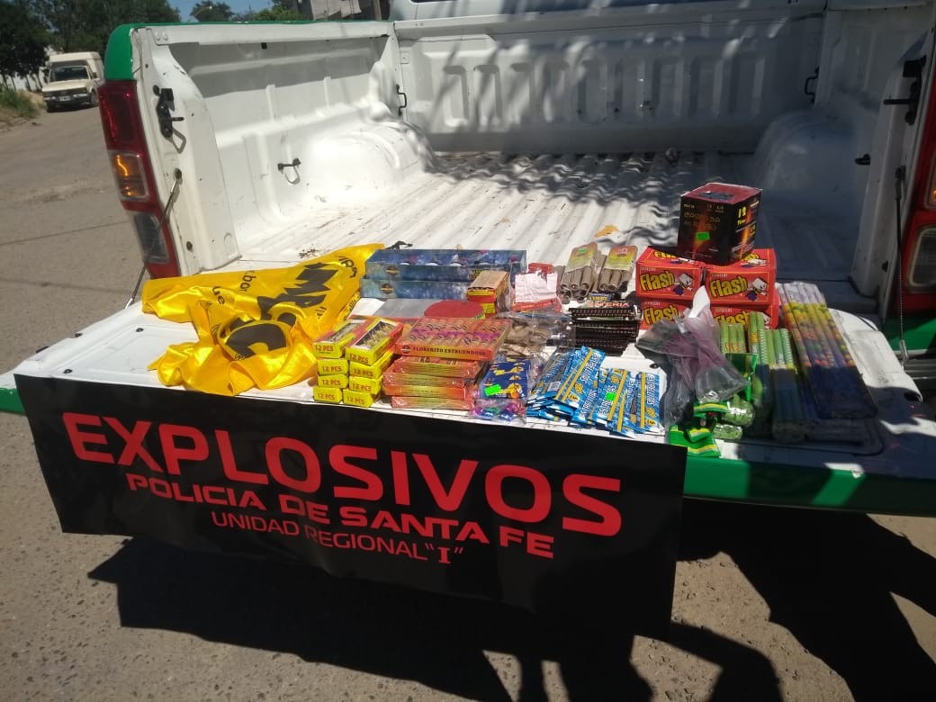 Este miércoles se realizaron nuevos secuestros de pirotecnia | Noticias