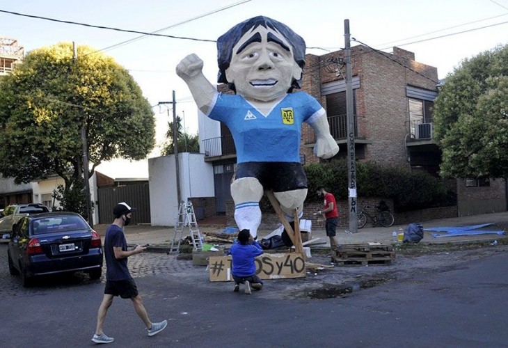 Maradona fue el personaje más elegido para la quema de muñecos en La Plata | Deportes