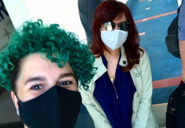 Vicepresidenta en zapatillas: la selfie viral con Cristina | Redes