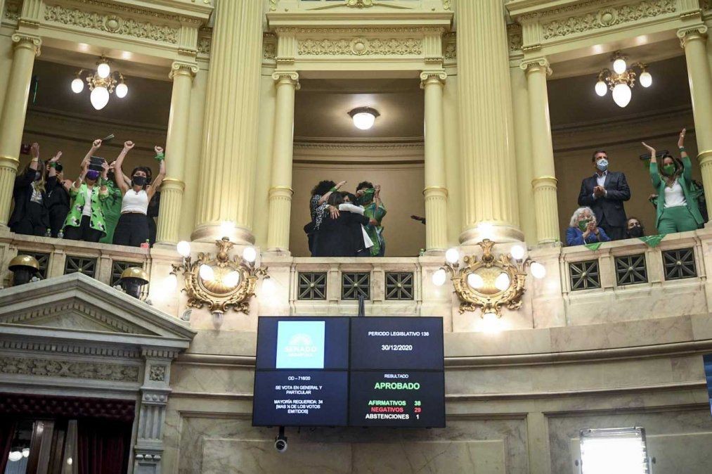 Este jueves se promulga la legalización del aborto con un acto en el museo del Bicentenario | Legislativas