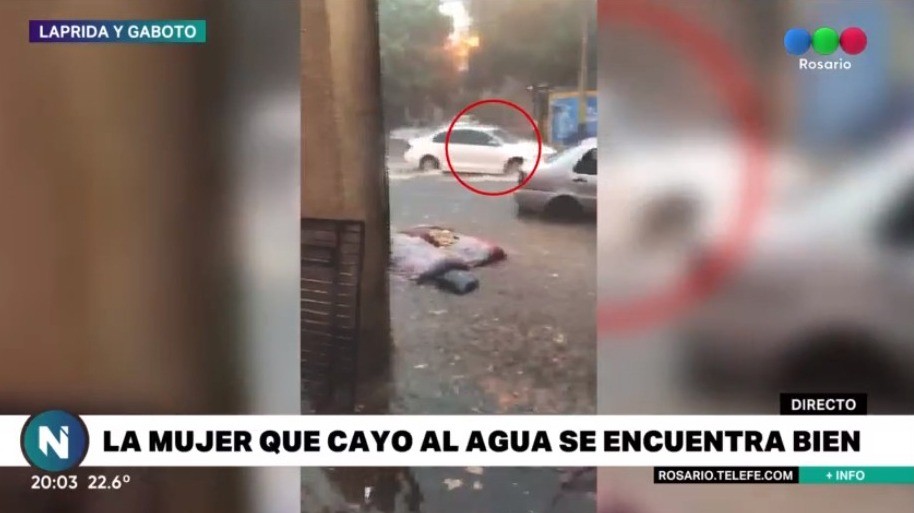 Una mujer “desapareció” en plena tormenta en Rosario | Nacionales