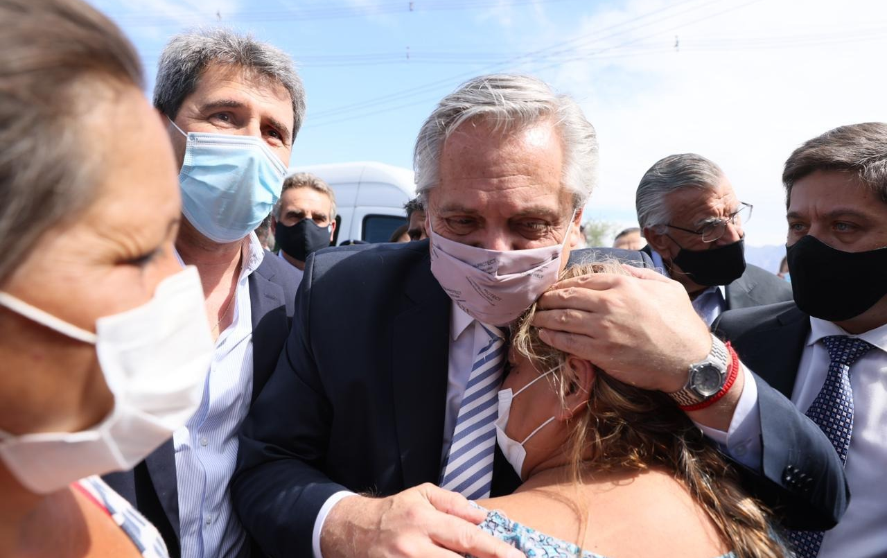 Alberto Fernández recorrió zonas afectadas por el sismo en San Juan | Nacionales