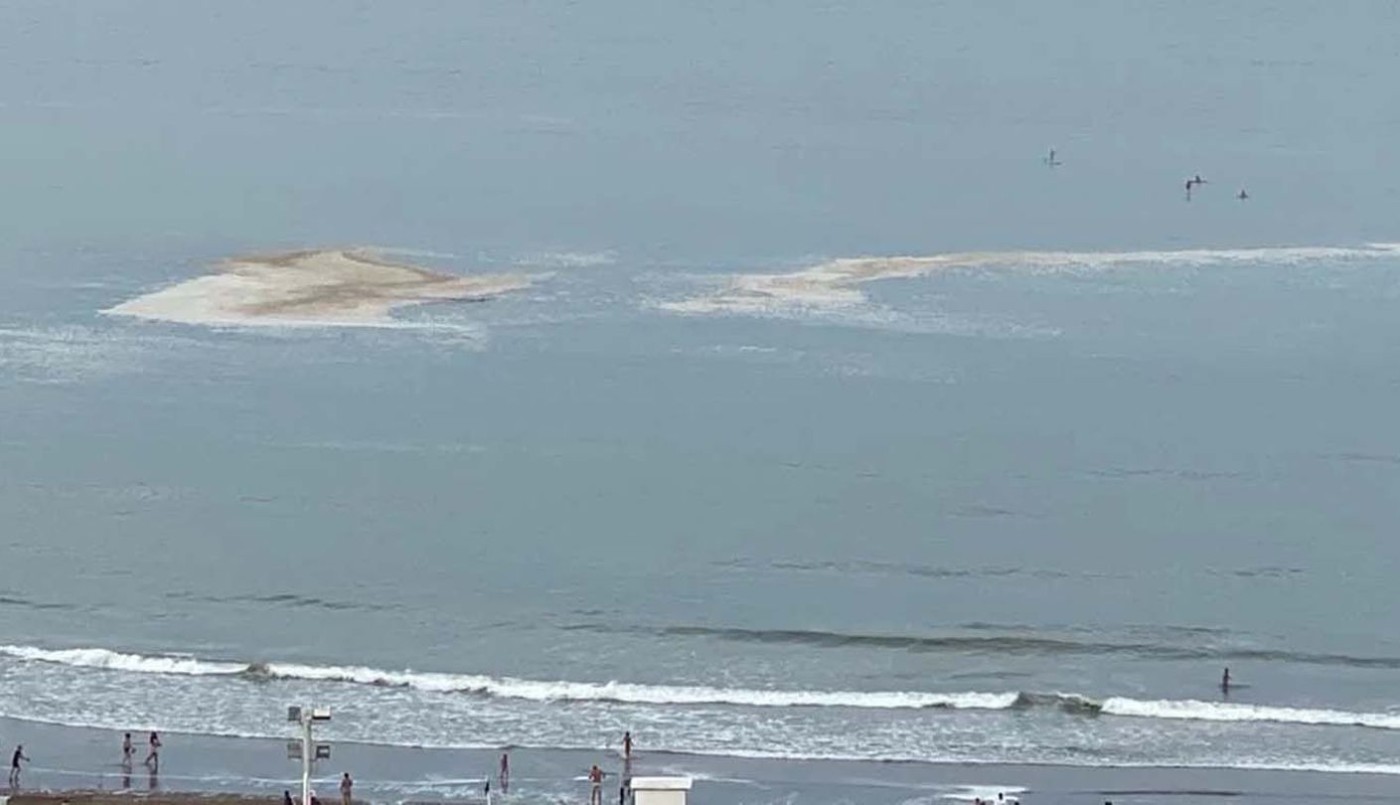 Alarma en Mar del Plata por una mancha marrón que apareció en el agua | Nacionales