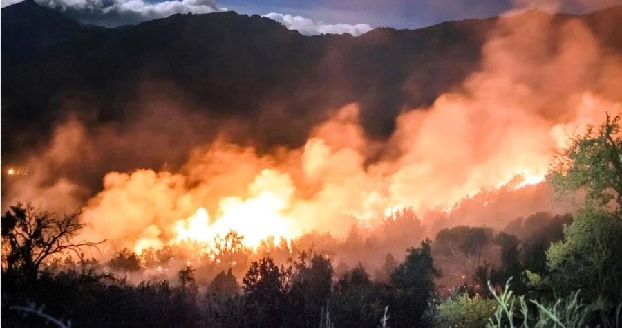 Incendio en El Bolsón: el fuego amenaza a un pueblo mapuche | Nacionales