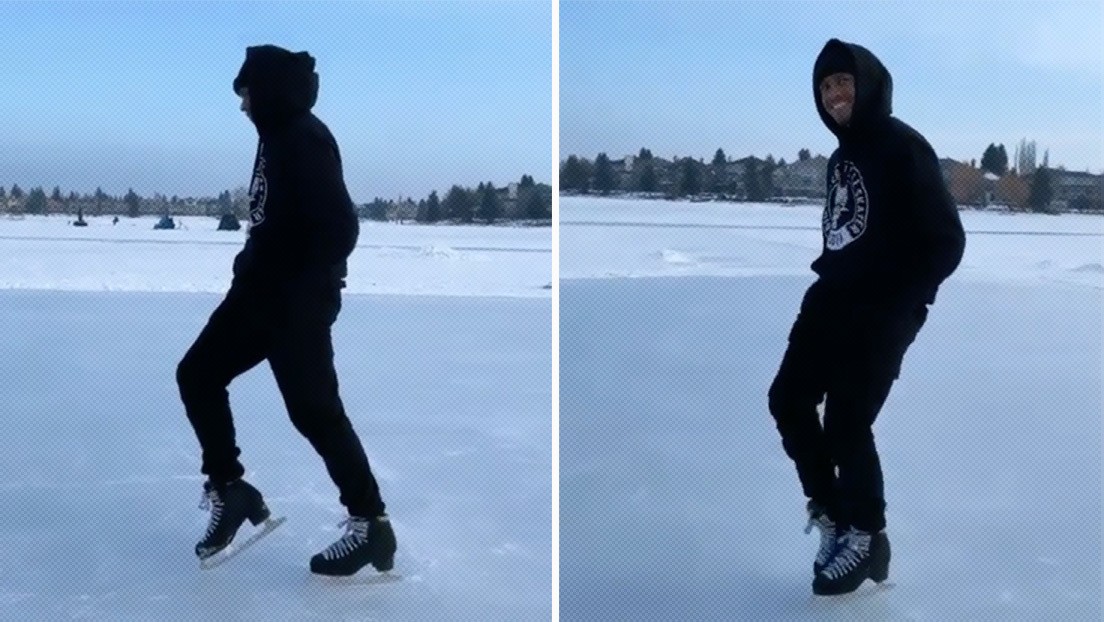 Un patinador imita sobre hielo el 'moonwalk' de Michael Jackson y cautiva a la Red | Redes