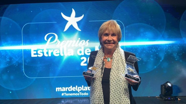 Virginia Lago recibió el Estrella de Mar de Oro | Espectaculos