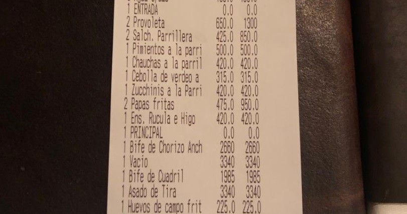 $24.212 por una cena para 7: "Merecen fundirse" | Información General