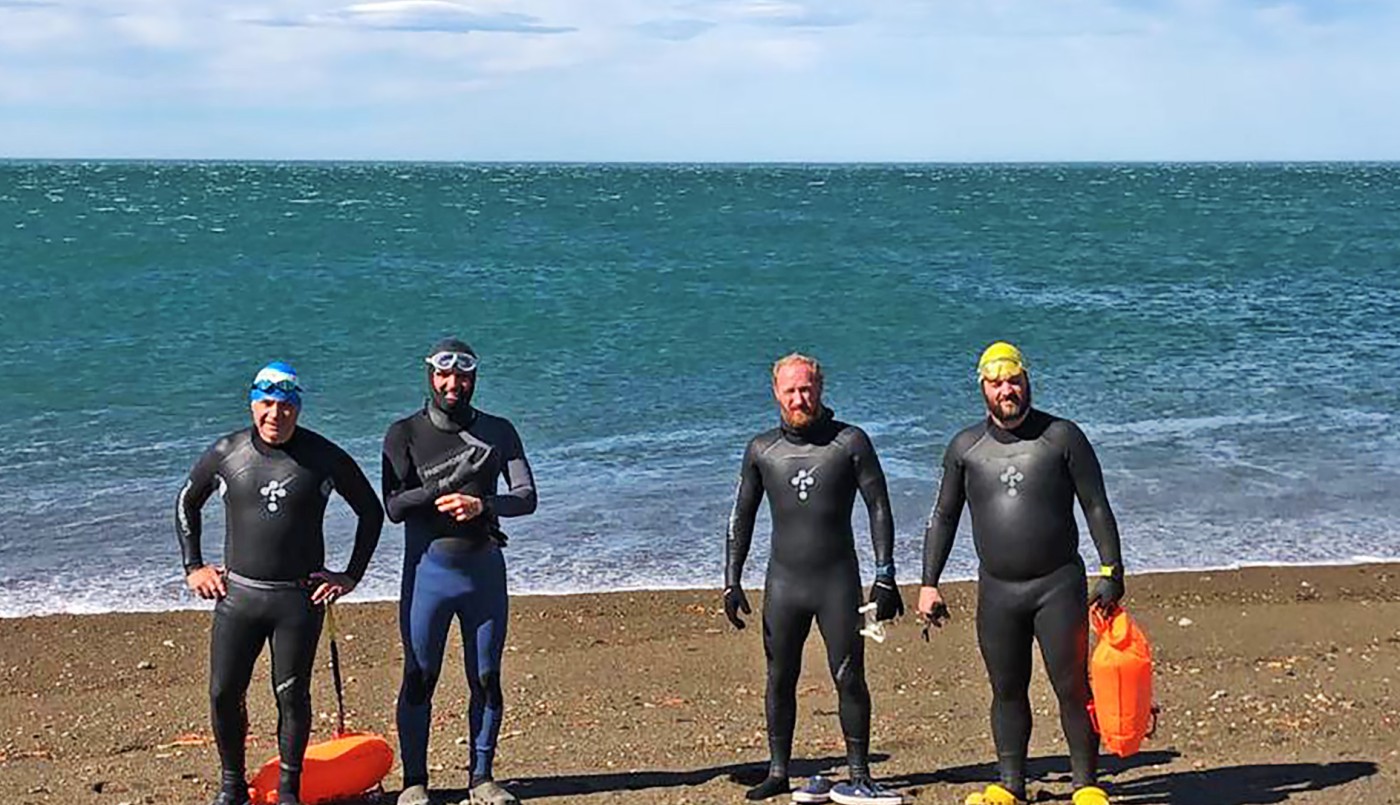 Nadarán los 385 kilómetros del río Santa Cruz en homenaje a los tripulantes del ARA San Juan | Nacionales