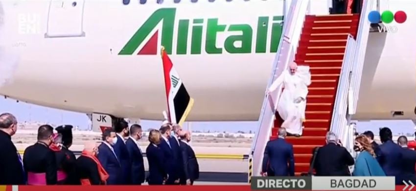 Comenzó el histórico periplo de Francisco por Irak | Información General